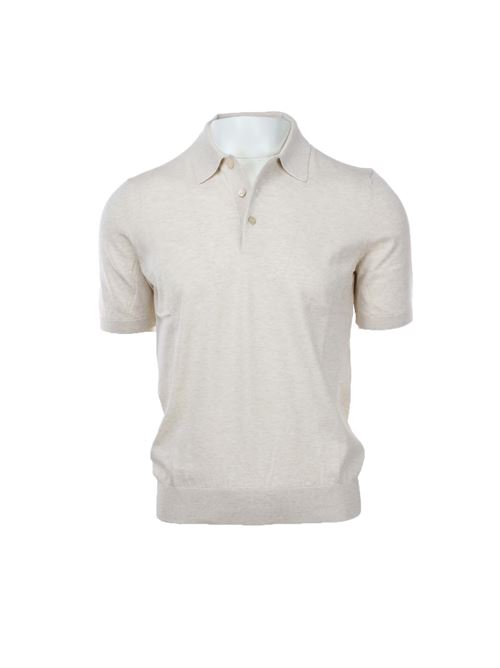 Half sleeve polo shirt cotton thread Gran Sasso | Polo Shirt | 4311029401110